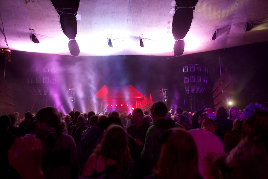 AudioUnit live at Rainbow Serpent Festival